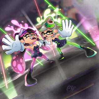 Squid Sisters Live Performance